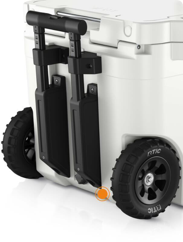 45 QT Ultra-Tough Wheeled Cooler